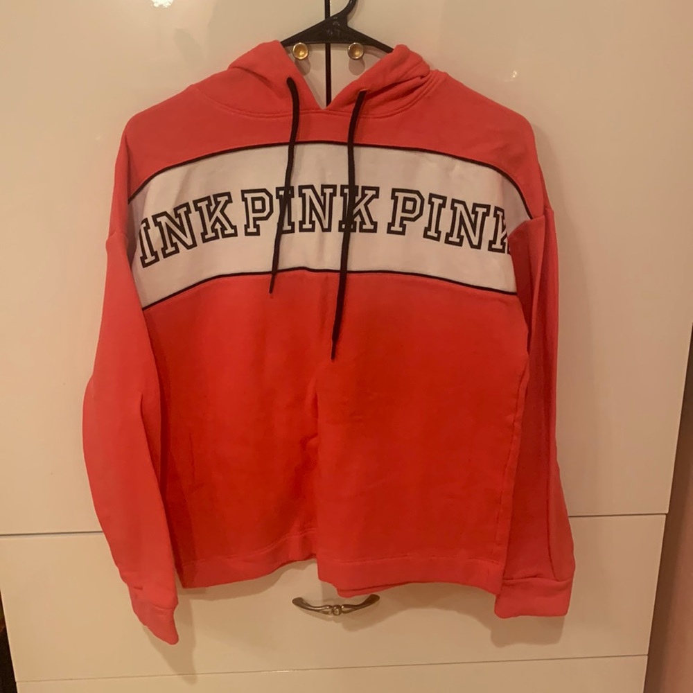 PINK Hot Pink Hoodie Size XS